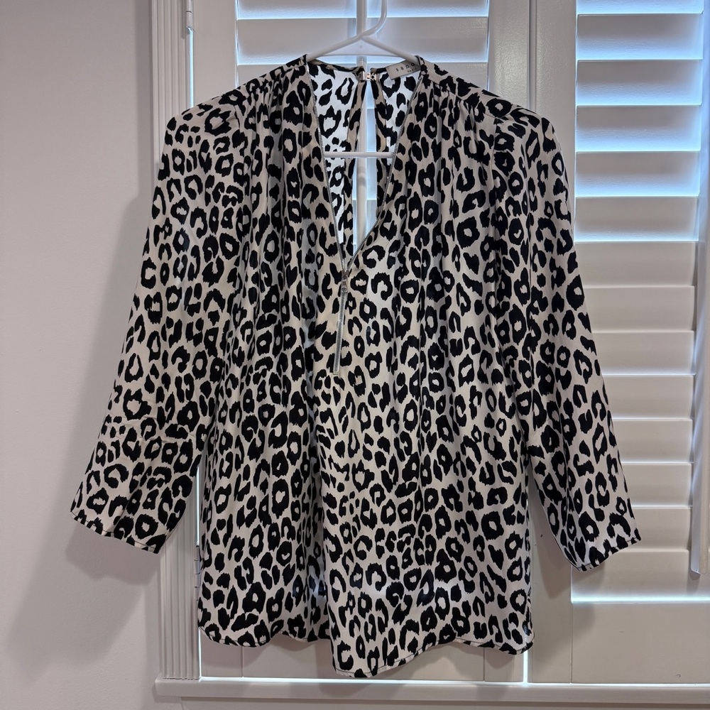 Sandro Leopard Print Women's Top